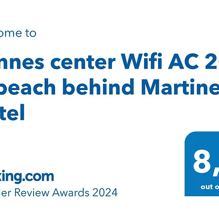 Apartment Center Terrace Ac Wifi 200 M From Sea Behind Martinez *